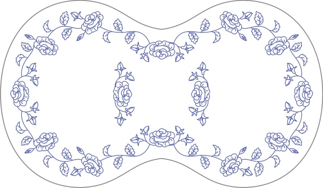 OS2 Osma 75x45 cm - tesilen s krajkou