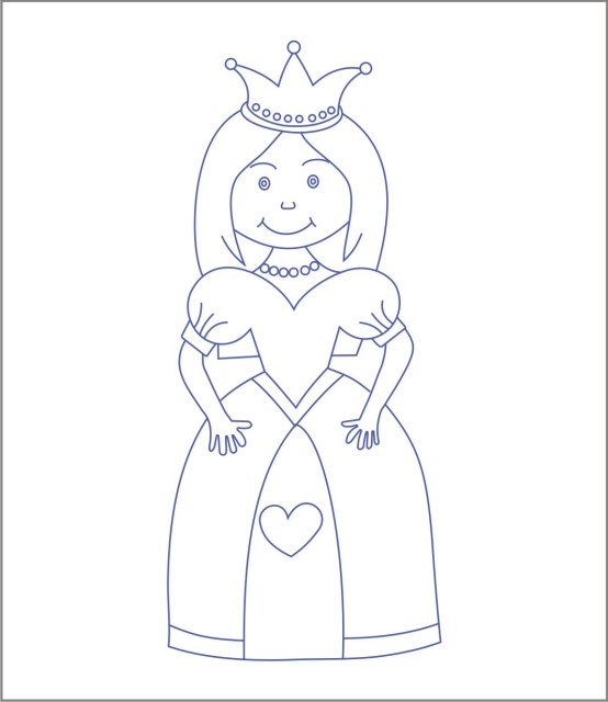 MF9 Zvířátka 20x15 cm - PRINCEZNA - kanava