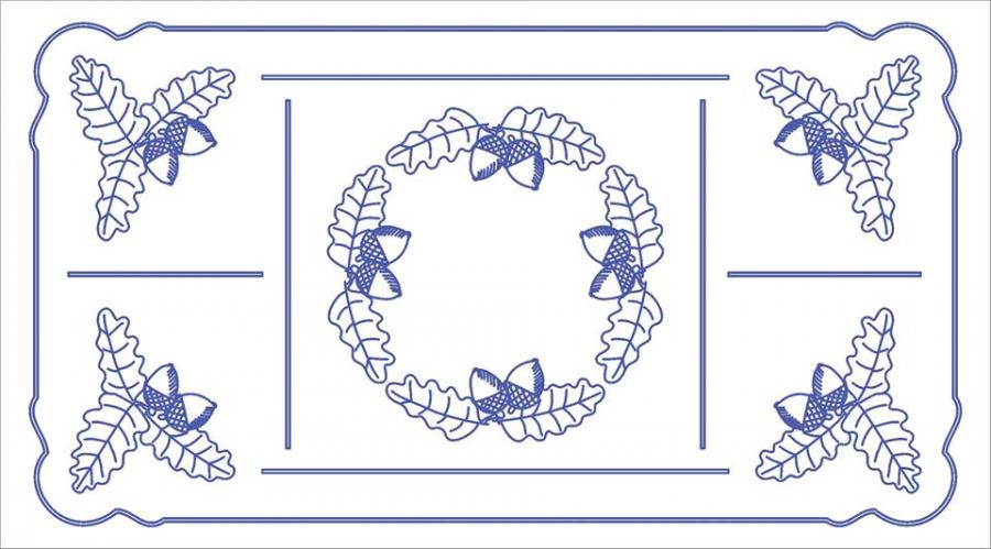 KT207 ubrus 50x90 cm tesilen