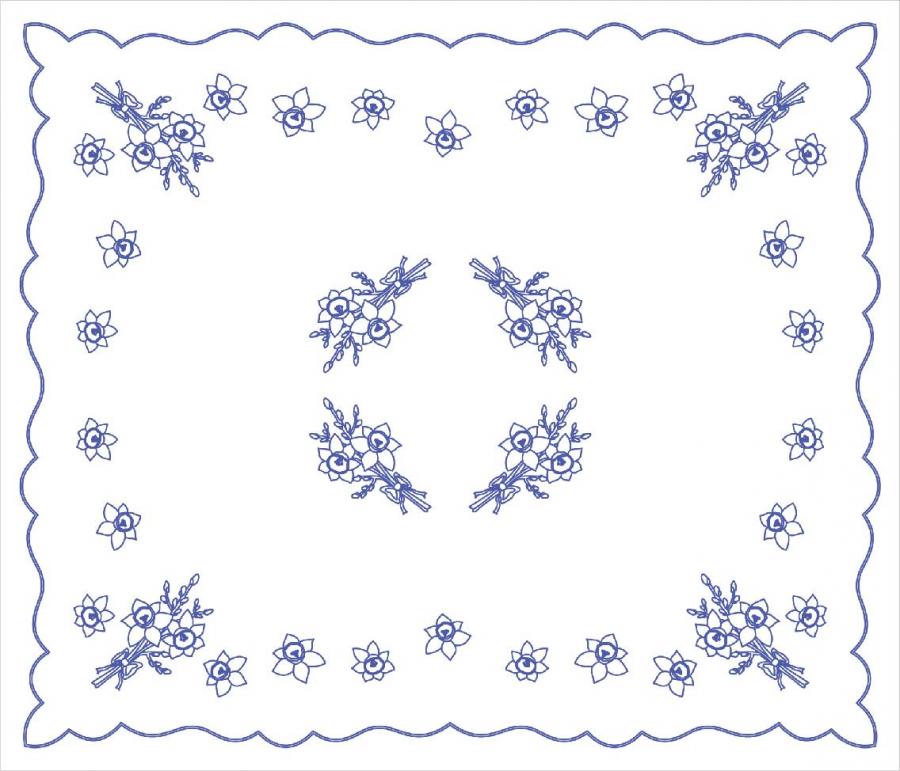 DT43 ubrus tesilen 120x140 cm