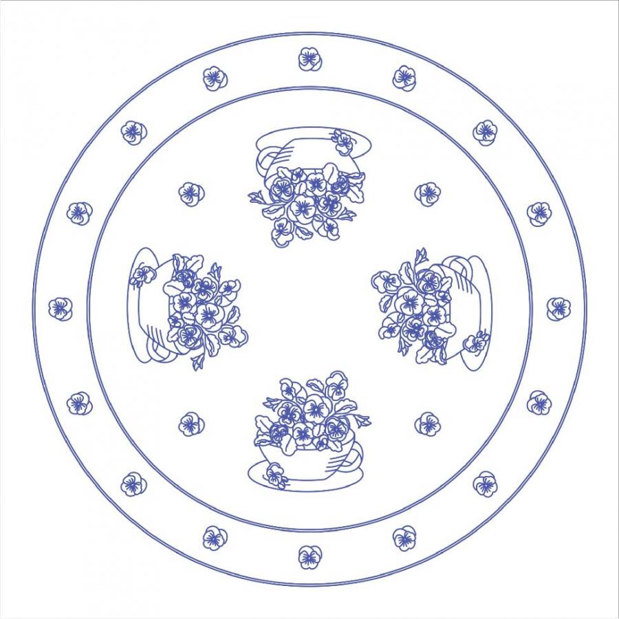 UT141 ubrus tesilen 90x90 cm