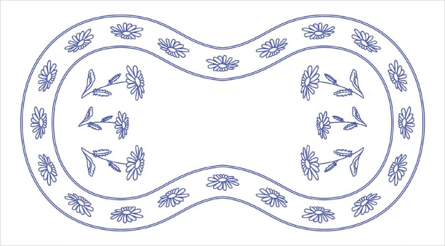KT209 ubrus tesilen 50x90 cm