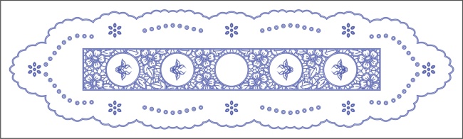 ET_12 Ubrus 150 X 45 cm - tesilen