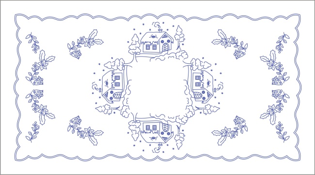 K81 Ubrus 90x50 cm - plátno
