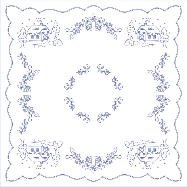 UT45 Ubrus 90x90 cm - tesilen