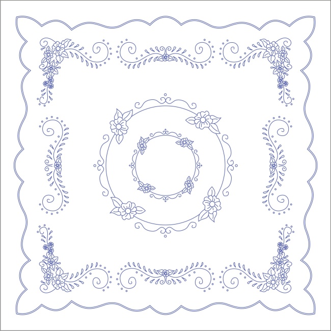 UT53 Ubrus 90x90 cm - tesilen