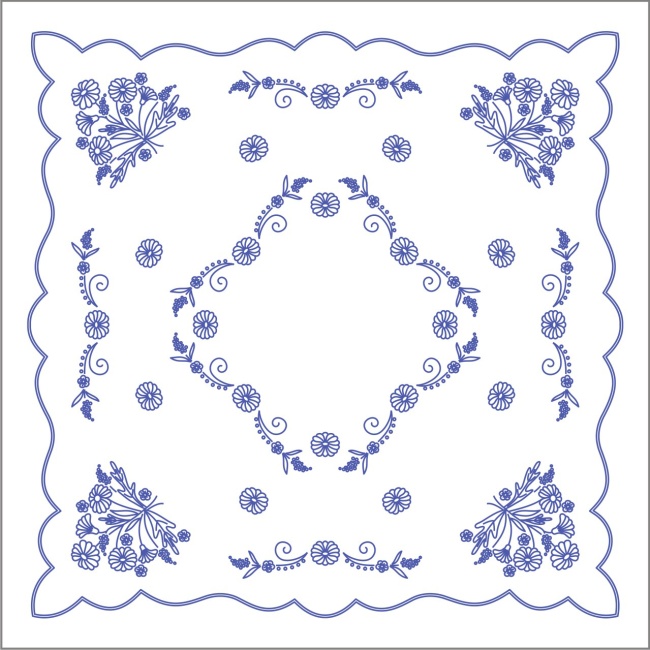 UT54 Ubrus 90x90 cm - tesilen