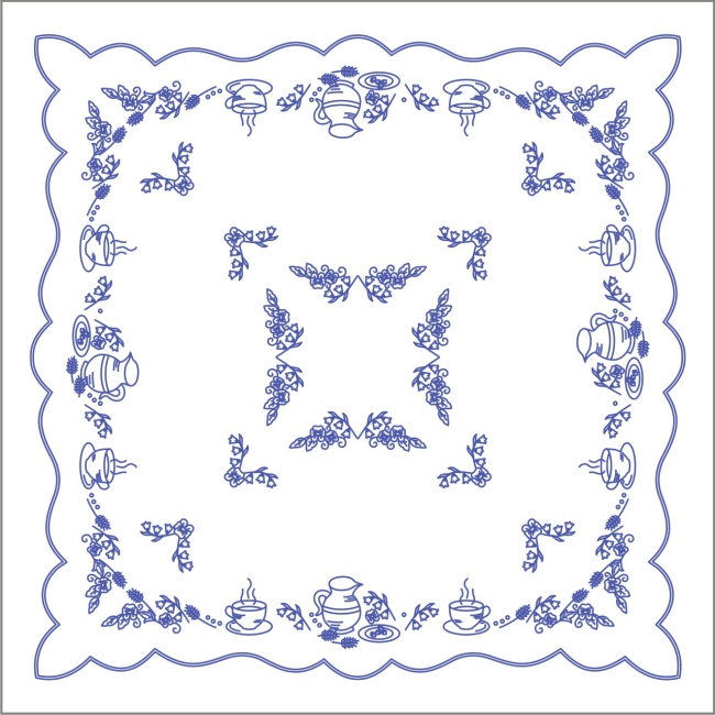 UT55 Ubrus 90x90 cm - tesilen