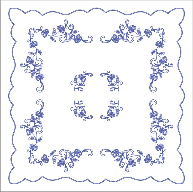 UT77  Ubrus 90x90 cm - tesilen