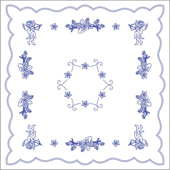 U84 Ubrus 90x90 cm - plátno