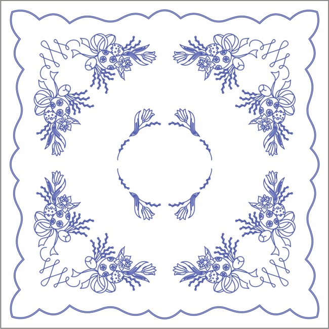 UT89 Ubrus 90x90 cm - tesilen