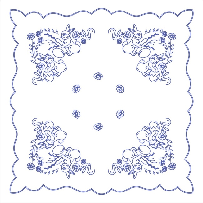 UT96 Ubrus 90x90 cm - tesilen