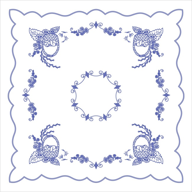 UT99 Ubrus 90x90 cm - tesilen