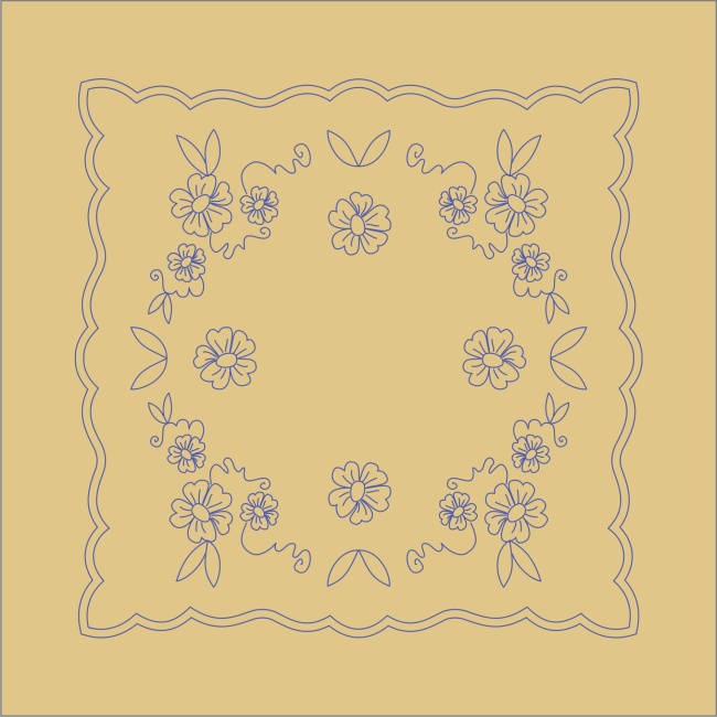 LTB23 Prostírání 40x40 - béžový tesilen
