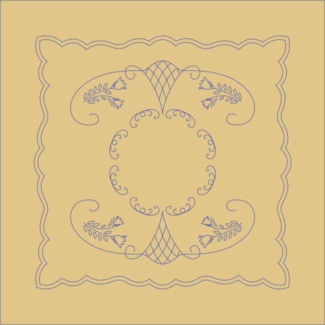 LTB27 Prostírání 40x40 - béžový tesilen