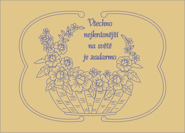 NTB60 Kuchařka 70x50 cm - béžový tesilen