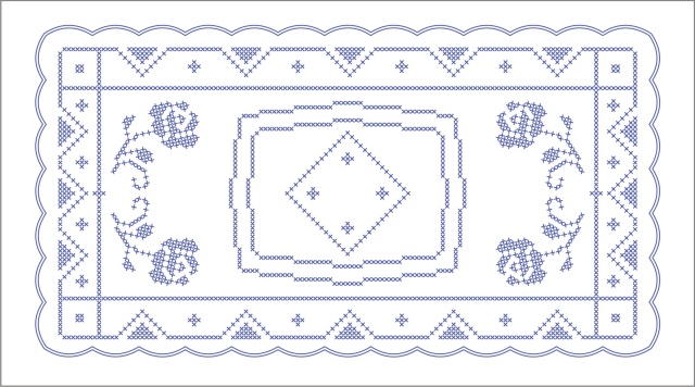 K110 Ubrus 90x50 cm - plátno