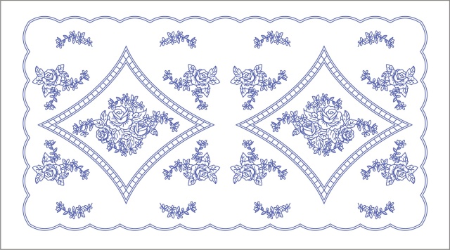 K113 Ubrus 90x50 cm - plátno