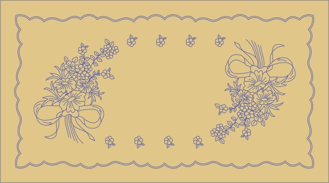 KTB107 Ubrus 90x50 cm - béžový tesilen