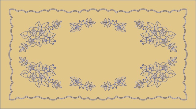 KTB108 Ubrus 90x50 cm - béžový tesilen