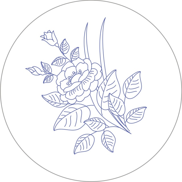 TS0510 Kolečko průměr 25 cm - tesilen s bílou krajkou