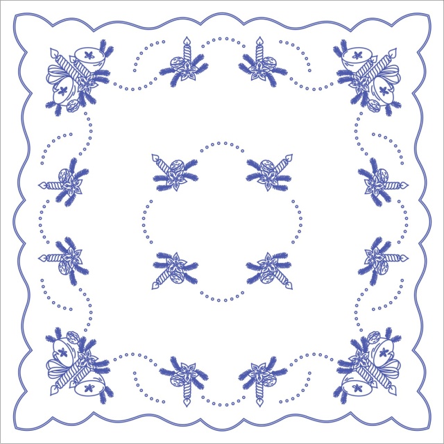 U102 Ubrus 90x90 cm - plátno