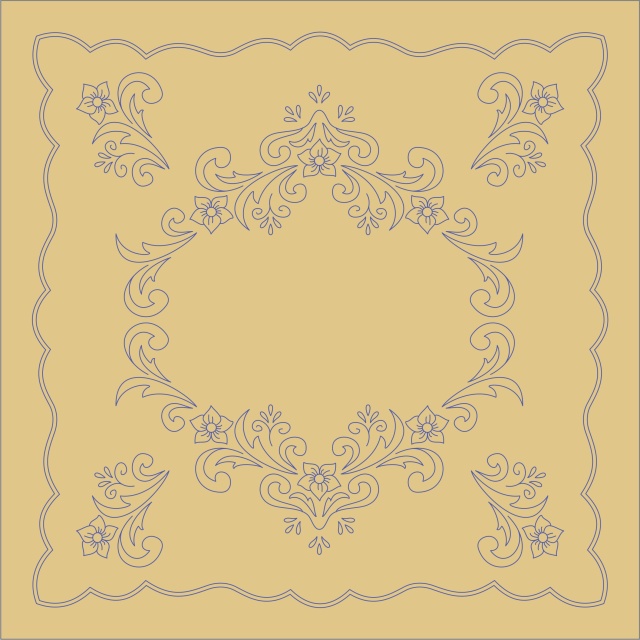 KTB36 Dečka 50x50 cm - tesilen béžový