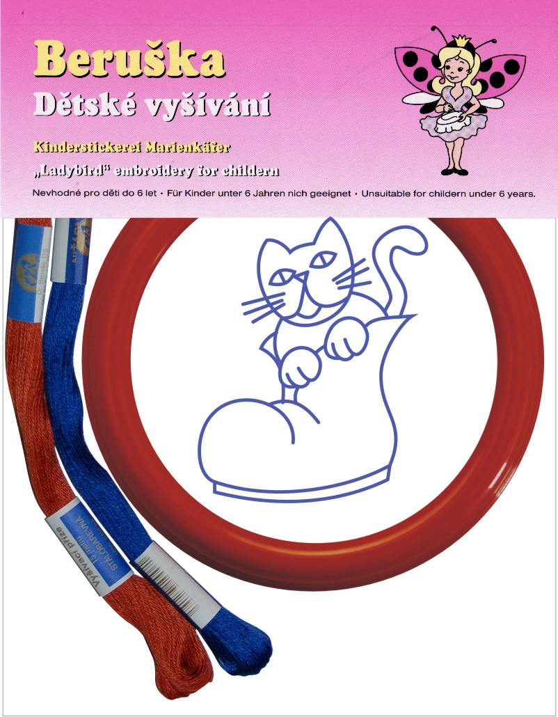 V1-7 Výrobek 1 - malý sáček - kočka v botě