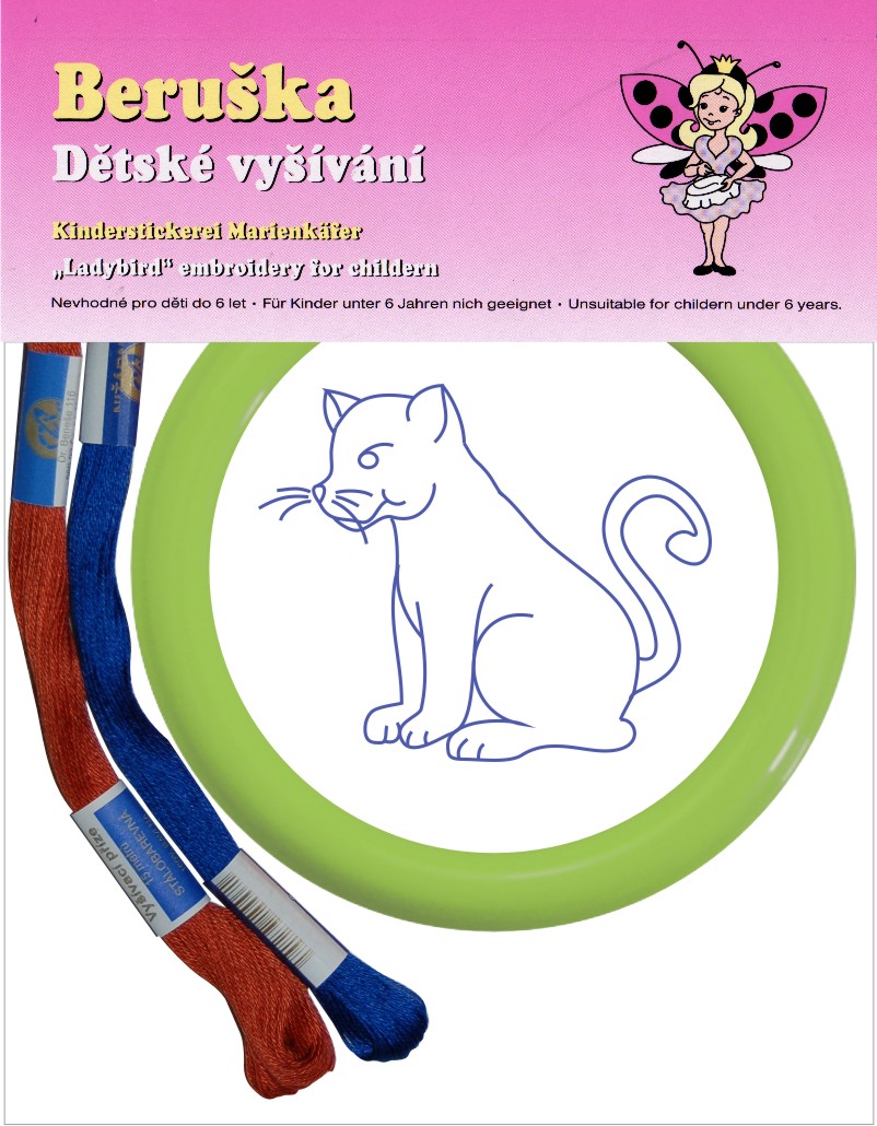 V1-14 Výrobek 1 - malý sáček - kocour z boku