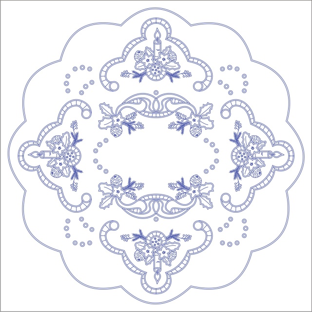U108 Ubrus 90x90 cm - plátno