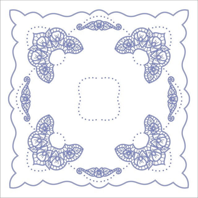 UT114 Ubrus 90x90 cm - tesilen