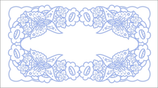 K168 Ubrus 90x50 cm - plátno