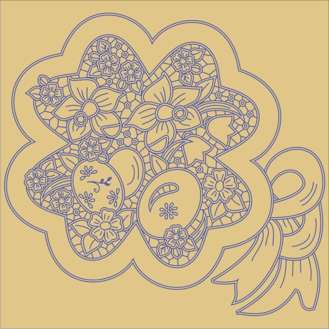 JTB45 Dečka 50x50 cm - tesilen béžový