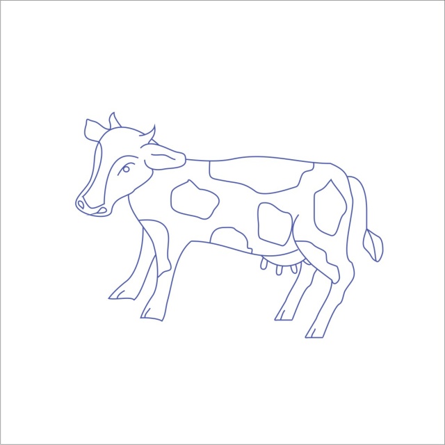 MF2 Zvířátka  - kravička - kanava