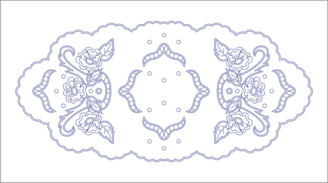 K17 Ubrus 90 x 50 cm - plátno