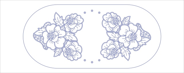 OTB19 UBRUS 75x35 cm - ovál s krajkou - tesilen béžový