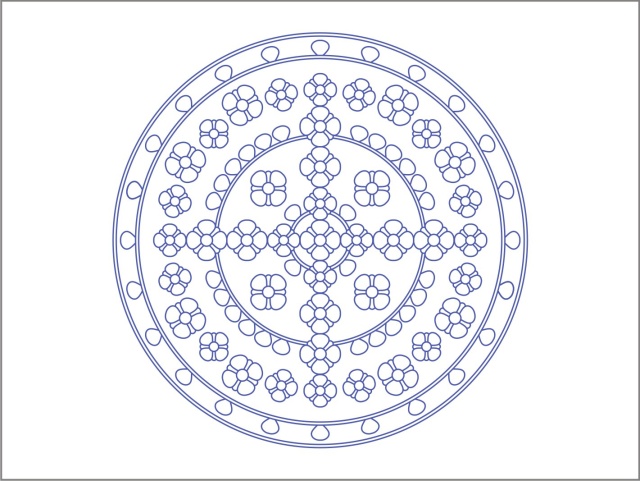 PMANT2 Polštář mandala 90x60 cm - tesilen