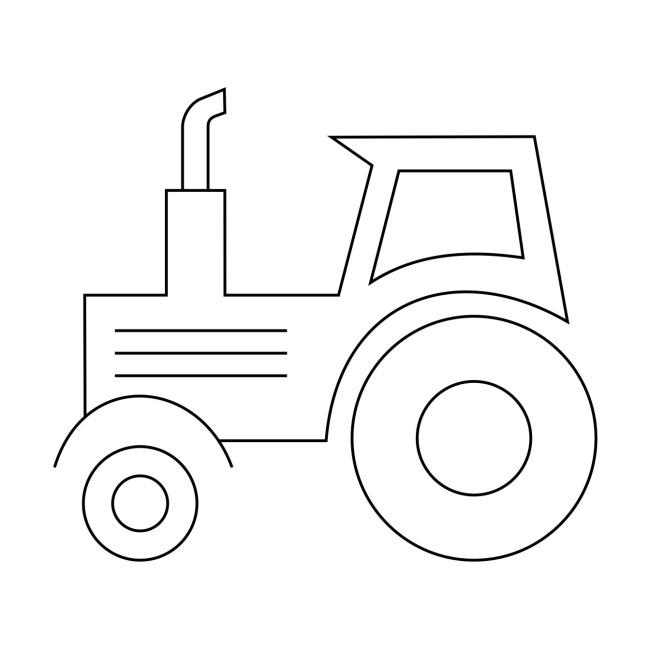 Y224 Prostírání 25 x 25 cm - traktor