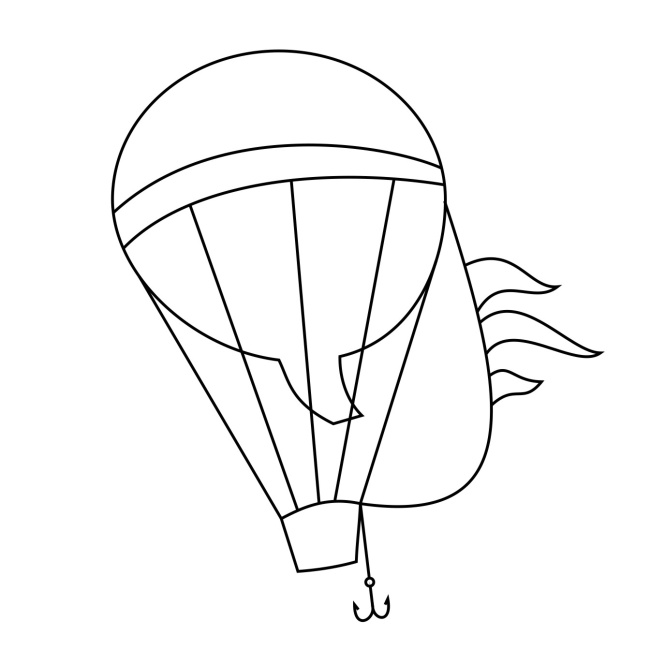 Y229 Prostírání 25 x 25 cm - letící balon